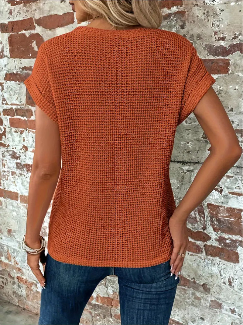 LeRoxy | Casual T-shirt met Korte Mouwen voor Lente en Zomer – Comfort en Stijl