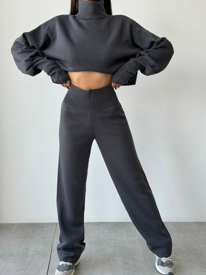 LeRoxy | Comfy Coltrui Handschoen Gebreid Kostuum | Comfortabele en Stijlvolle Outfit voor Elke Gelegenheid