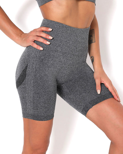 LeRoxy | Naadloze sportshorts voor dames | hoge taille, geschikt voor fitness