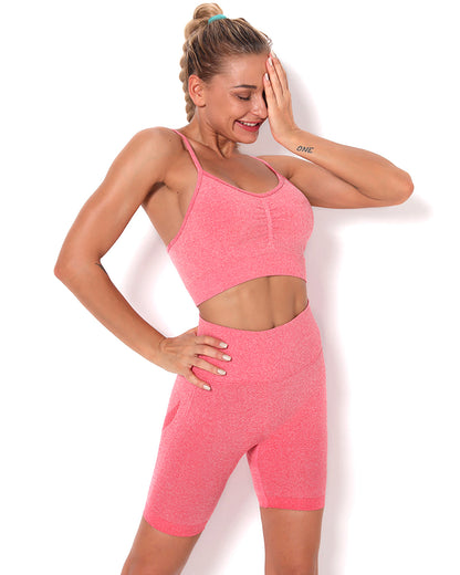 LeRoxy | Naadloze sportshorts voor dames | hoge taille, geschikt voor fitness