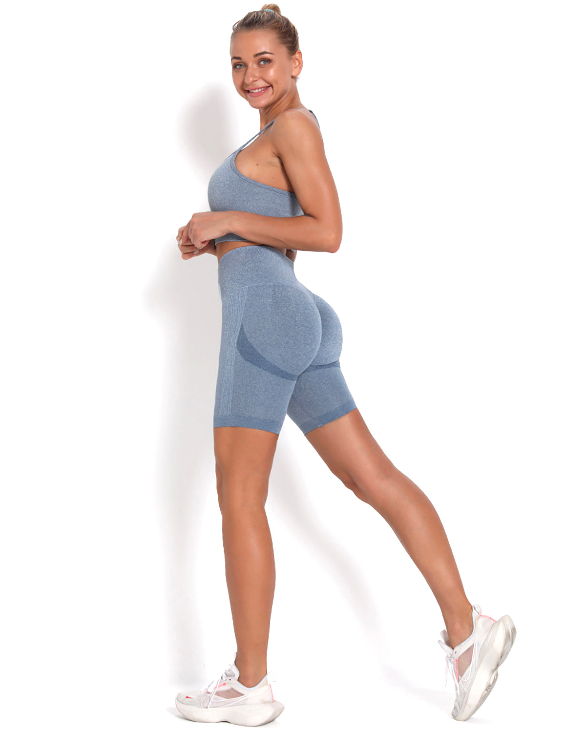 LeRoxy | Naadloze sportshorts voor dames | hoge taille, geschikt voor fitness
