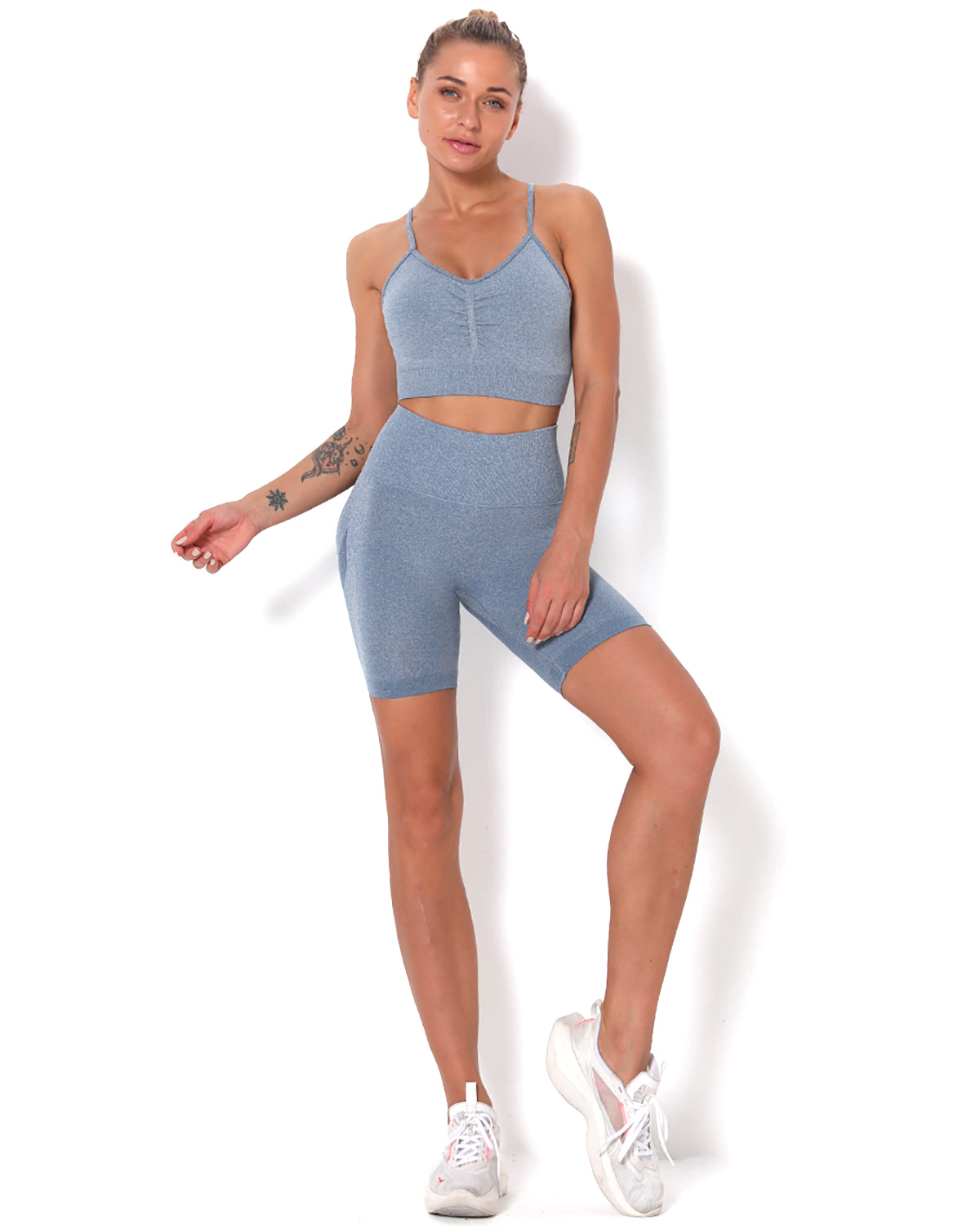 LeRoxy | Naadloze sportshorts voor dames | hoge taille, geschikt voor fitness