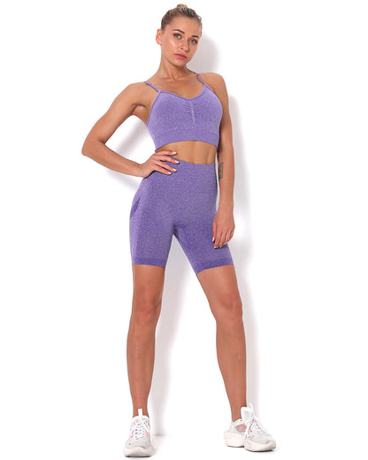 LeRoxy | Naadloze sportshorts voor dames | hoge taille, geschikt voor fitness