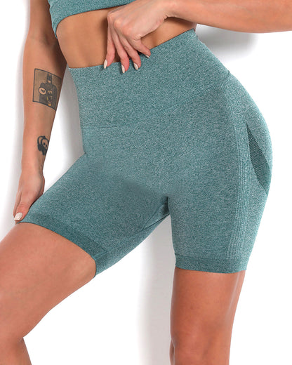 LeRoxy | Naadloze sportshorts voor dames | hoge taille, geschikt voor fitness