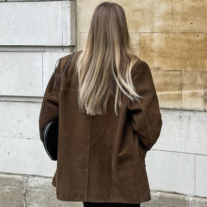 LeRoxy| Luxe Leren Wildleren Jasje voor Stijl en Comfort