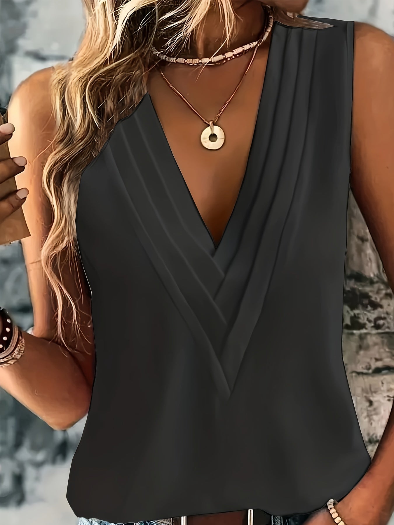 LeRoxy | Stijlvolle Dames V-hals Blouse | Elegant & Comfortabel voor Elke Gelegenheid
