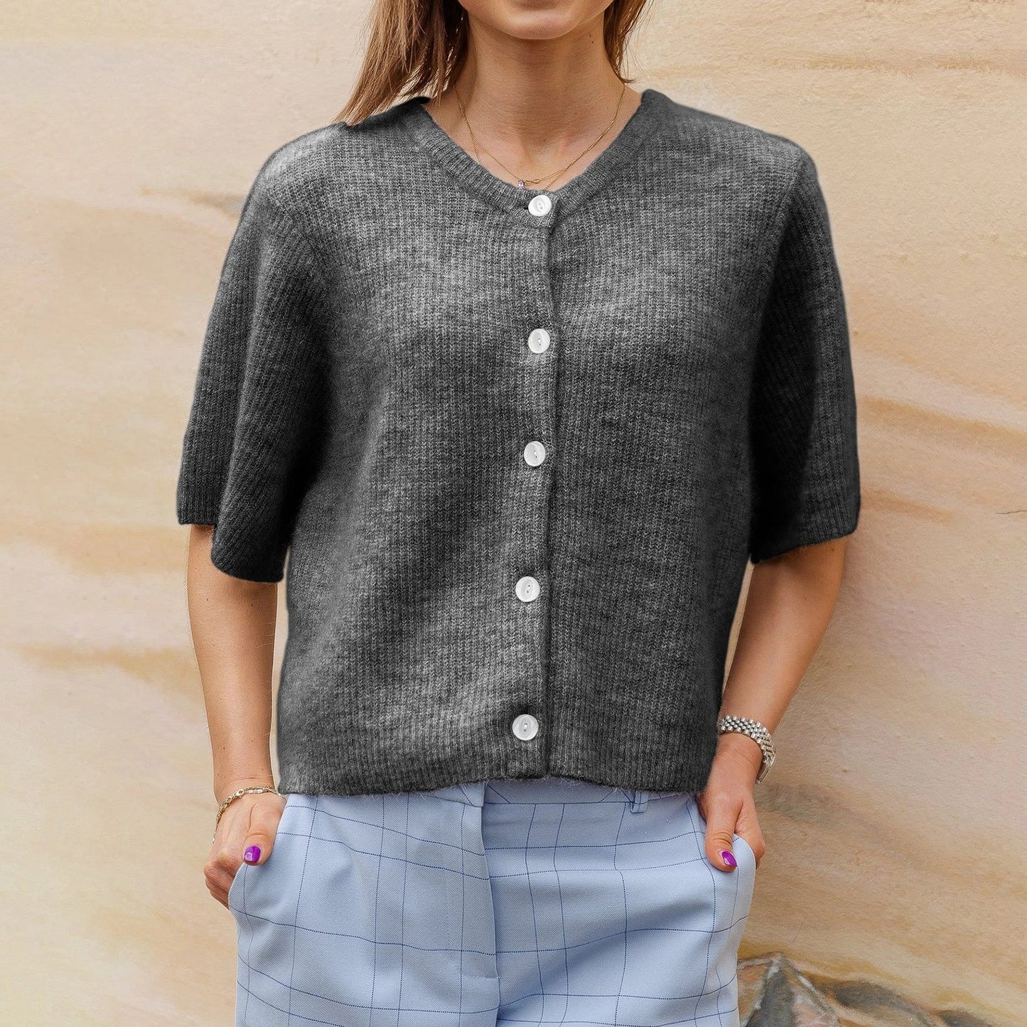 LeRoxy | Streetwear Vest Dames | Korte Mouwen | Ronde Hals | Zwart