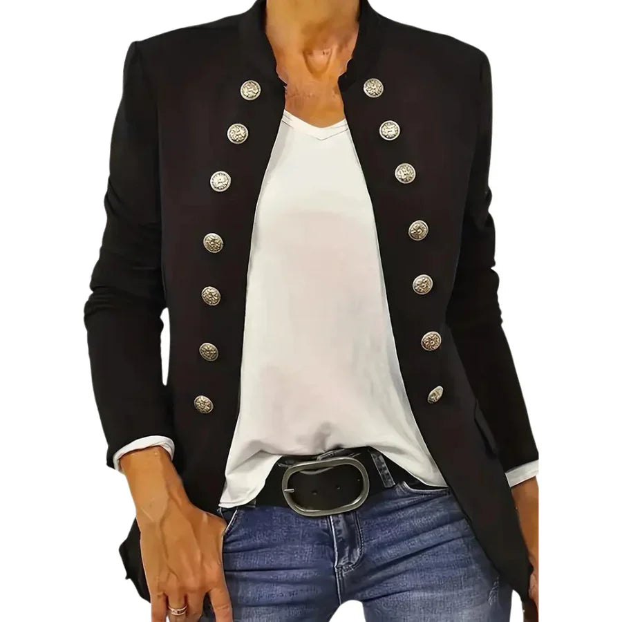 LeRoxy | Stijlvolle Damesblouse met Klassieke Kraag | Elegante Vrouwen Blouse voor Kantoor en Casual