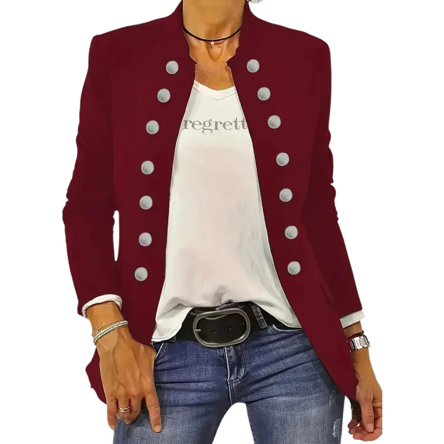 LeRoxy | Stijlvolle Damesblouse met Klassieke Kraag | Elegante Vrouwen Blouse voor Kantoor en Casual