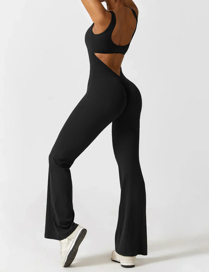 LeRoxy | Dames Jumpsuit | Flared Pijpen en Lage Rug | Elegant en Comfortabel