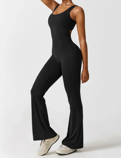 LeRoxy | Dames Jumpsuit | Flared Pijpen en Lage Rug | Elegant en Comfortabel