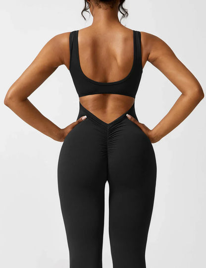 LeRoxy | Dames Jumpsuit | Flared Pijpen en Lage Rug | Elegant en Comfortabel