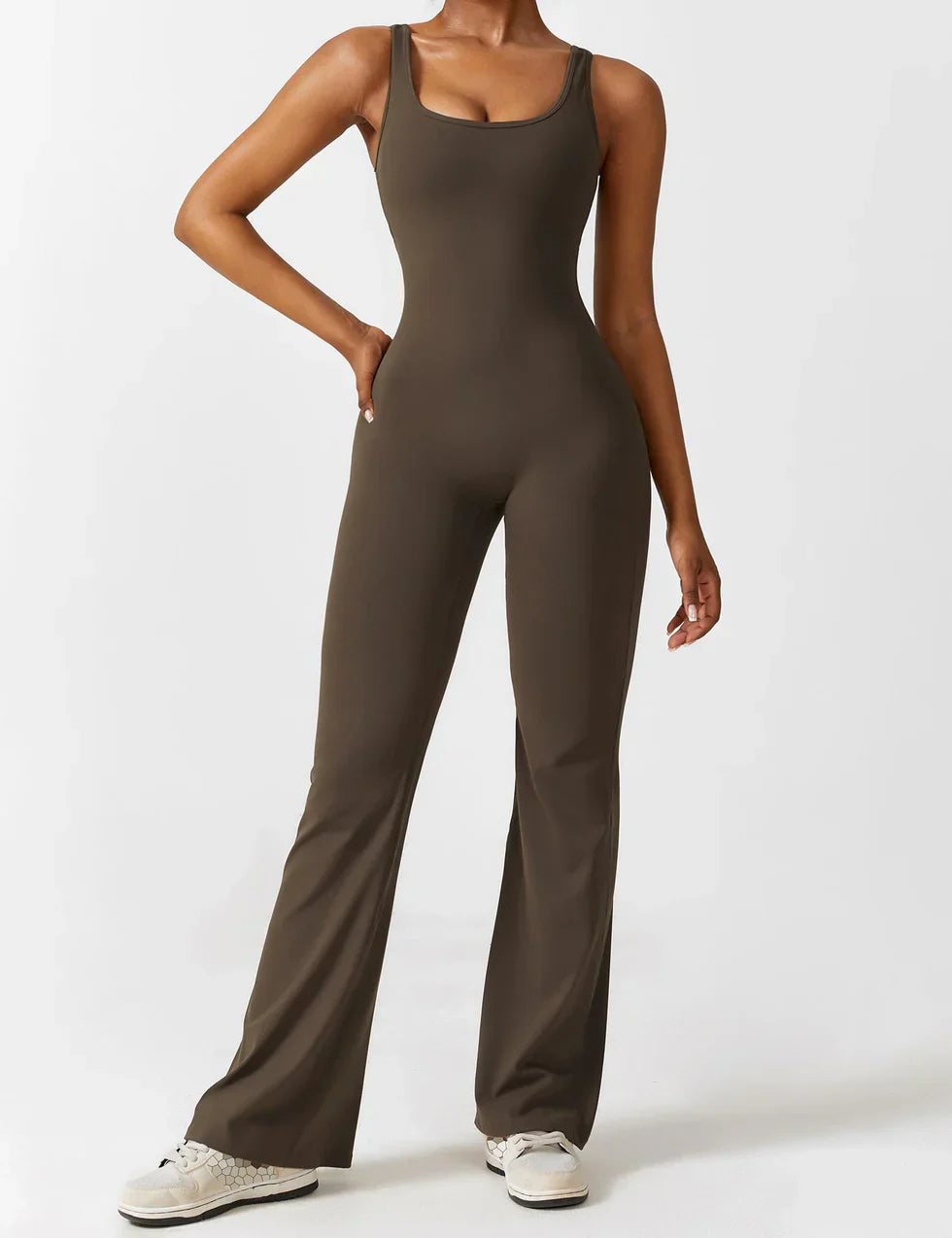 LeRoxy | Dames Jumpsuit | Flared Pijpen en Lage Rug | Elegant en Comfortabel