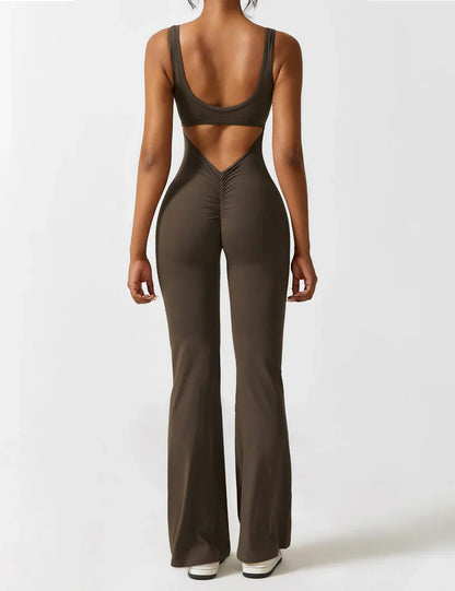 LeRoxy | Dames Jumpsuit | Flared Pijpen en Lage Rug | Elegant en Comfortabel