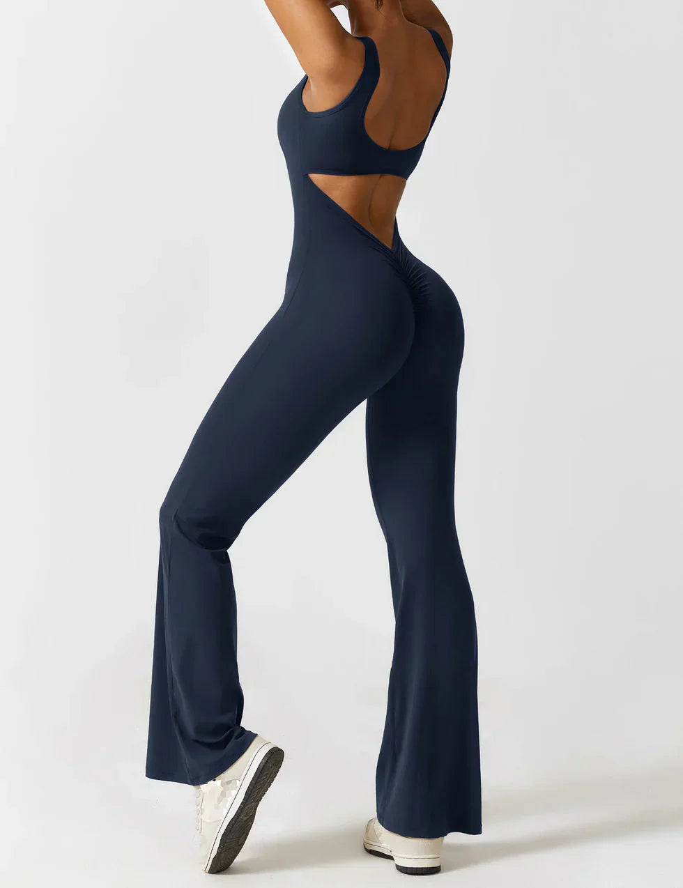 LeRoxy | Dames Jumpsuit | Flared Pijpen en Lage Rug | Elegant en Comfortabel