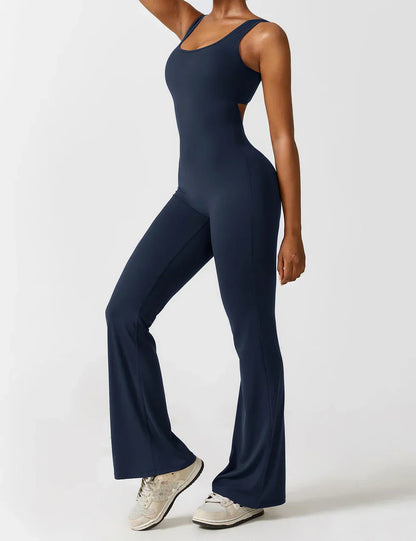 LeRoxy | Dames Jumpsuit | Flared Pijpen en Lage Rug | Elegant en Comfortabel