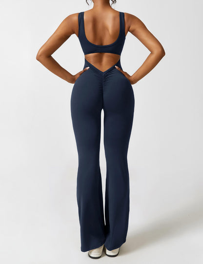 LeRoxy | Dames Jumpsuit | Flared Pijpen en Lage Rug | Elegant en Comfortabel
