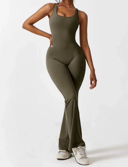 LeRoxy | Dames Jumpsuit | Flared Pijpen en Lage Rug | Elegant en Comfortabel