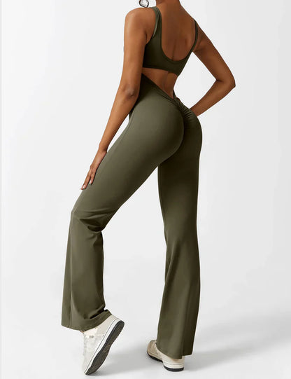 LeRoxy | Dames Jumpsuit | Flared Pijpen en Lage Rug | Elegant en Comfortabel