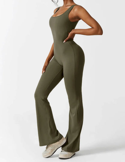 LeRoxy | Dames Jumpsuit | Flared Pijpen en Lage Rug | Elegant en Comfortabel