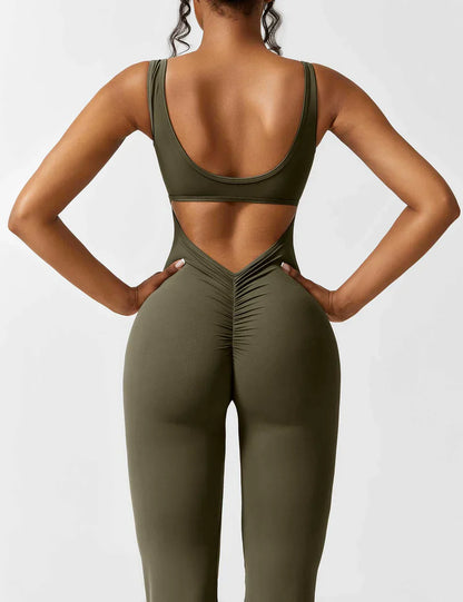 LeRoxy | Dames Jumpsuit | Flared Pijpen en Lage Rug | Elegant en Comfortabel