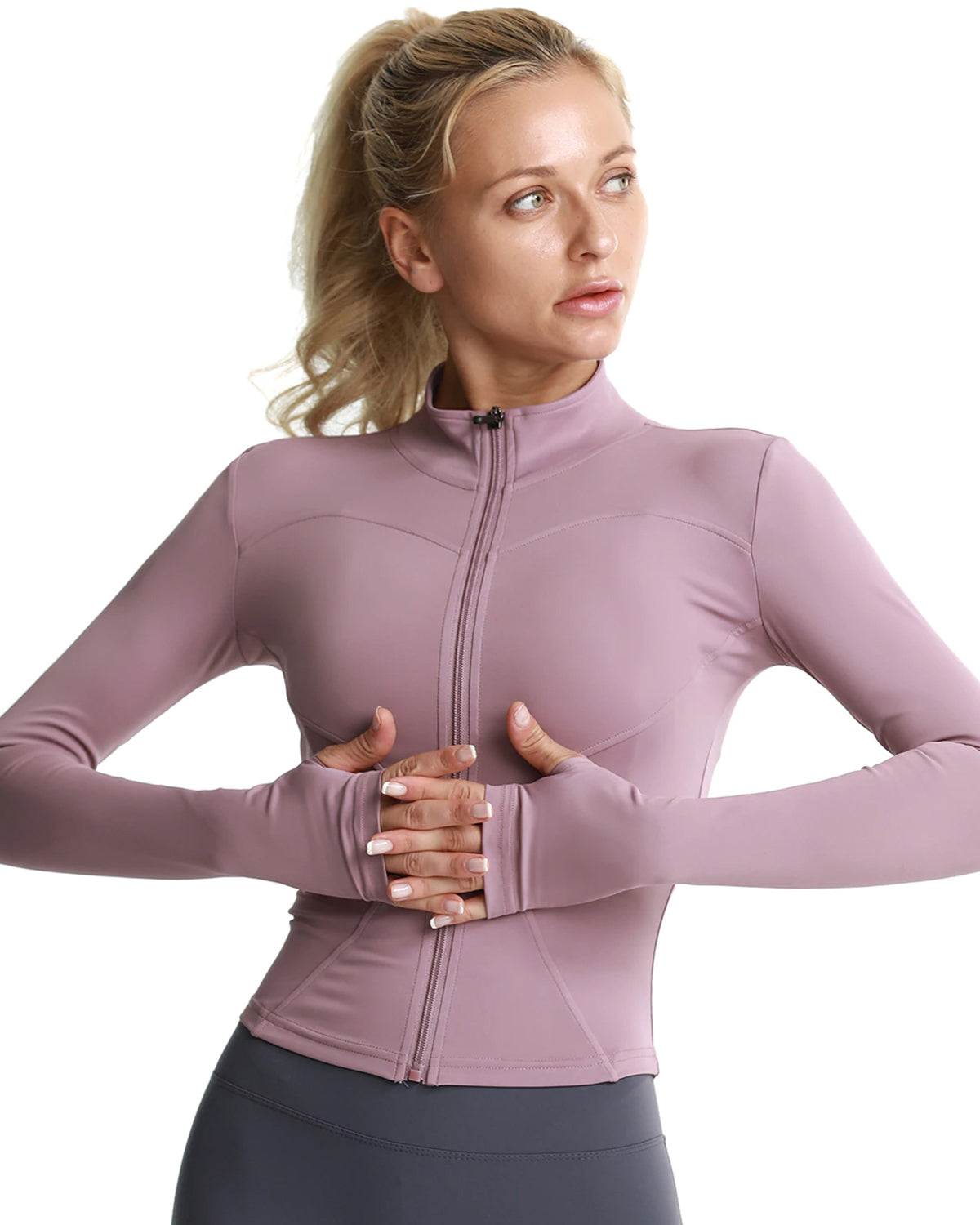 LeRoxy | Athletic Workout Jacket | Stijlvolle Roze Performance Jas voor Actieve Lifestyles
