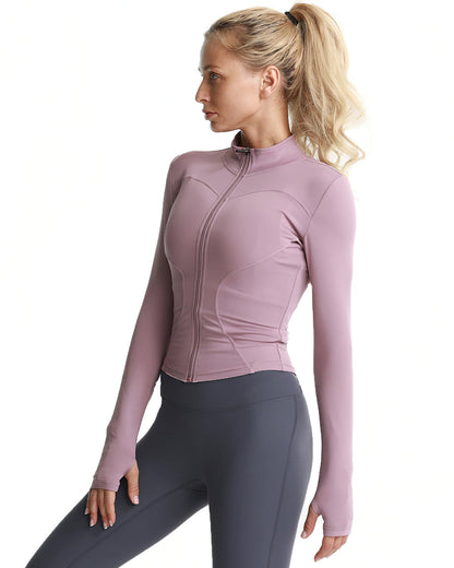 LeRoxy | Athletic Workout Jacket | Stijlvolle Roze Performance Jas voor Actieve Lifestyles