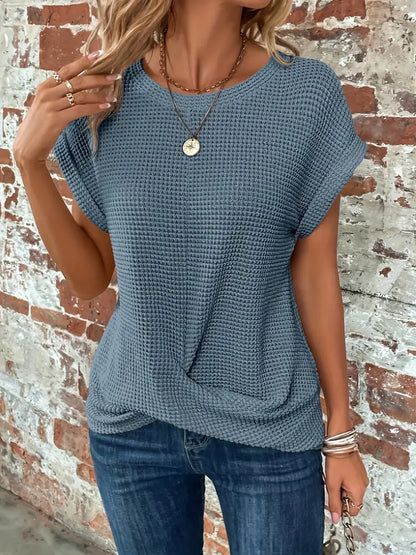 LeRoxy | Casual T-shirt met Korte Mouwen voor Lente en Zomer – Comfort en Stijl