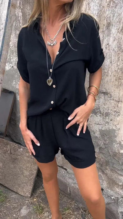 LeRoxy | Comfortabele Linnen Set voor Dames | Perfect voor Zomer
