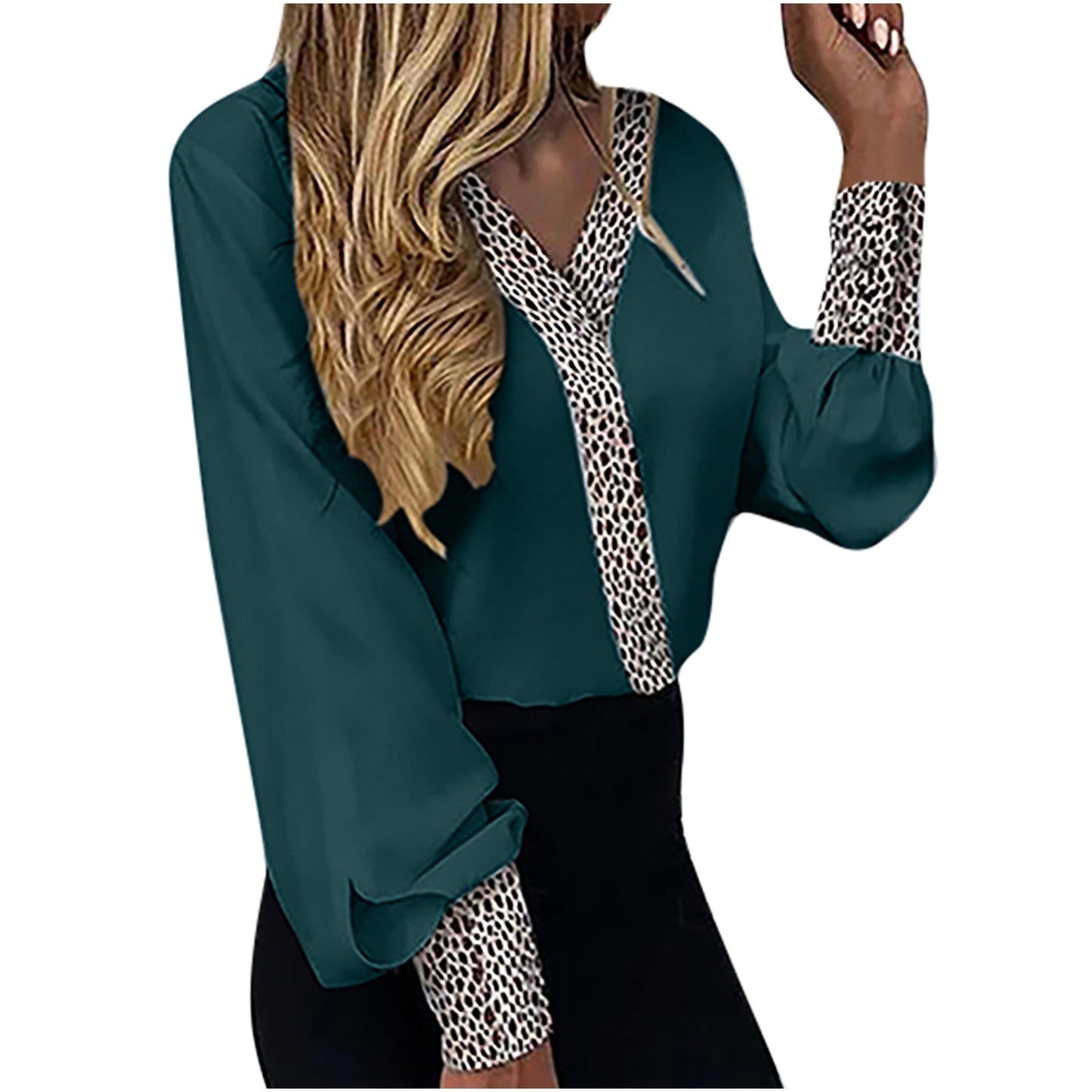 LeRoxy | Elegante Luipaardprint Blouse voor Dames | Stijlvol & Chic
