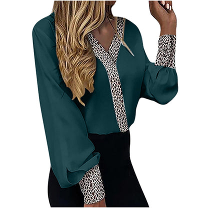 LeRoxy | Elegante Luipaardprint Blouse voor Dames | Stijlvol & Chic