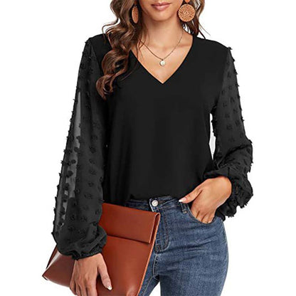LeRoxy | Top Dames Top Met V-hals | Perfecte Zomertop voor Stijl en Comfort