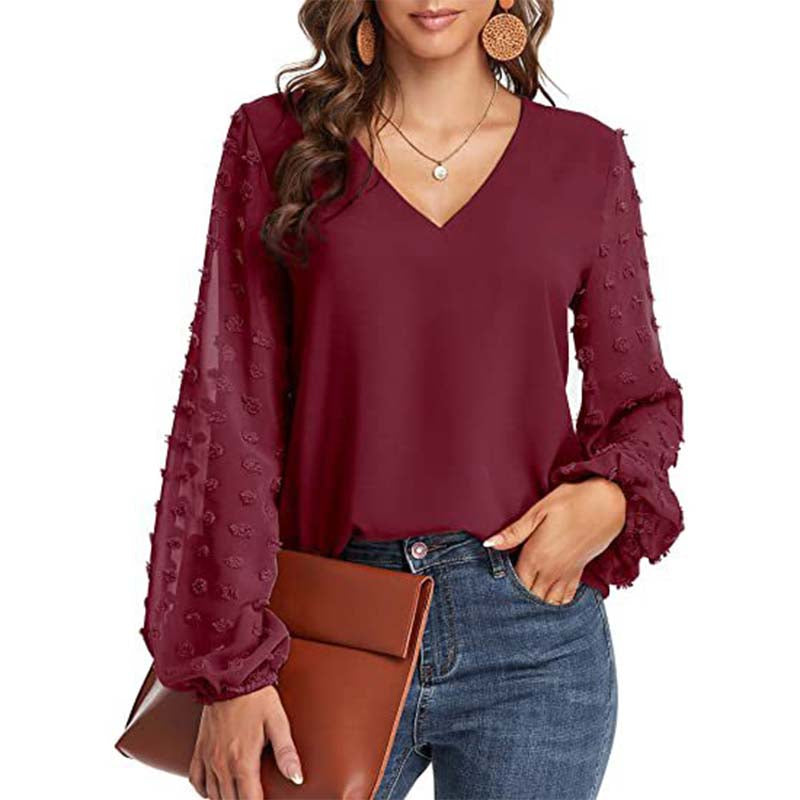 LeRoxy | Top Dames Top Met V-hals | Perfecte Zomertop voor Stijl en Comfort