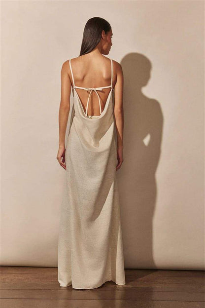 LeRoxy | V-hals Bloemen Maxi Jurk | Elegante Zomerjurk voor Dames