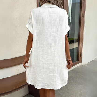 LeRoxy | Shop LeRoxy Comfortabele Overhemdjurk | Stijlvolle en veelzijdige damesmode