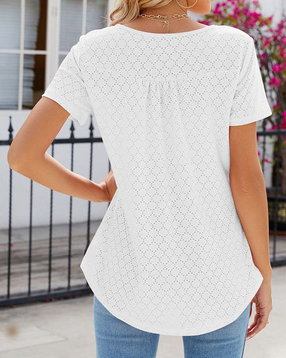 LeRoxy | Shirt met Knopen | Trendy Lente en Zomer Must-Have voor Elke Garderobe