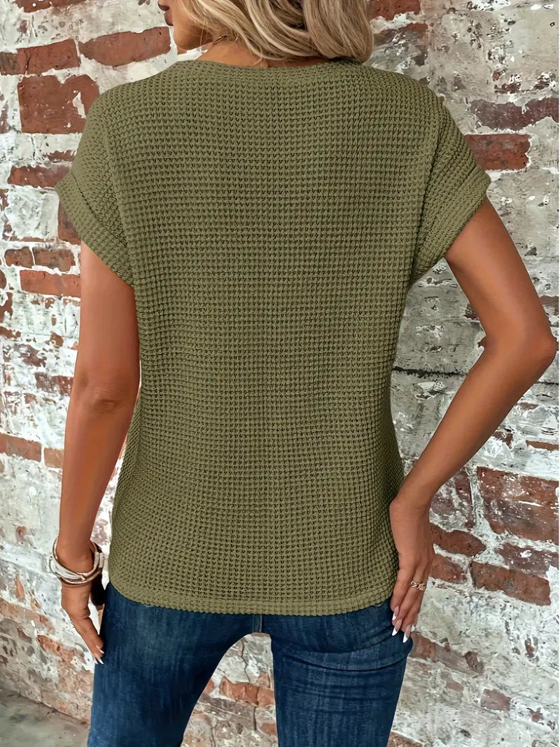 LeRoxy | Casual T-shirt met Korte Mouwen voor Lente en Zomer – Comfort en Stijl
