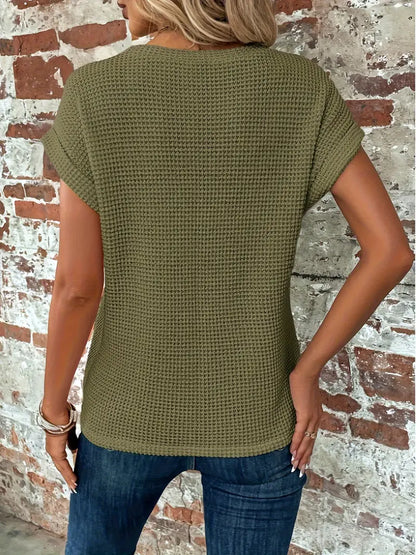 LeRoxy | Casual T-shirt met Korte Mouwen voor Lente en Zomer – Comfort en Stijl