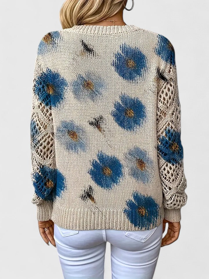 LeRoxy | Elegante Dames Pullover | Bloemenpatroon, Comfortabel en Stijlvol