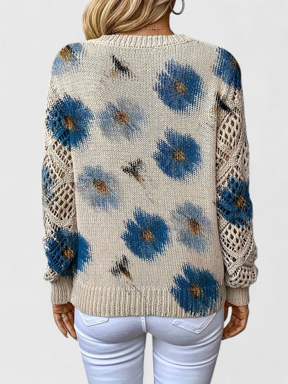 LeRoxy | Elegante Dames Pullover | Bloemenpatroon, Comfortabel en Stijlvol
