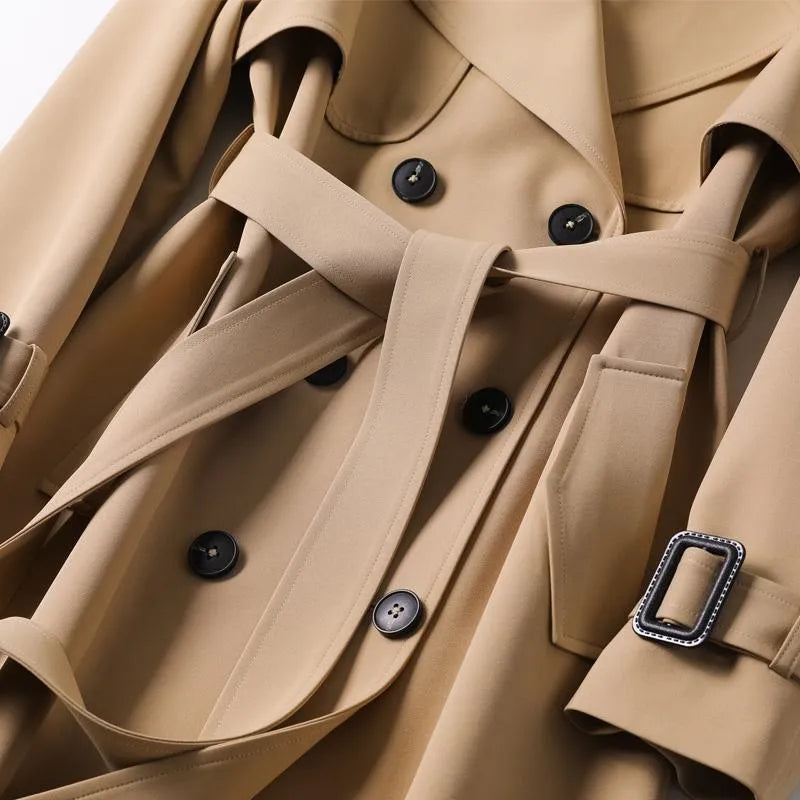 LeRoxy | Chique Lange Dames Trenchcoat voor Elk Seizoen | Stijlvolle Jas