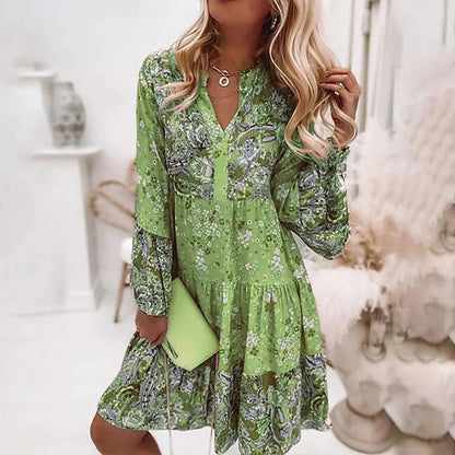 LeRoxy - Jurk in Etnostijl met Print | Bohemian Fashion voor een Unieke Look