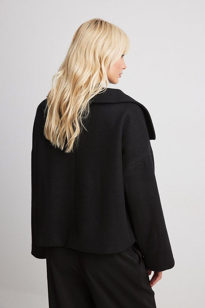 LeRoxy | Luxe Double-Breasted Korte Damesjas | Stijlvolle Jas