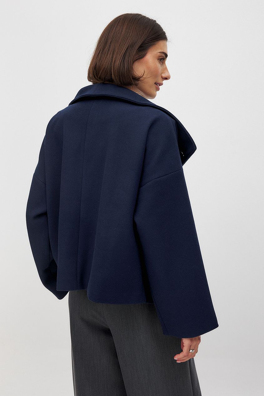 LeRoxy | Luxe Double-Breasted Korte Damesjas | Stijlvolle Jas