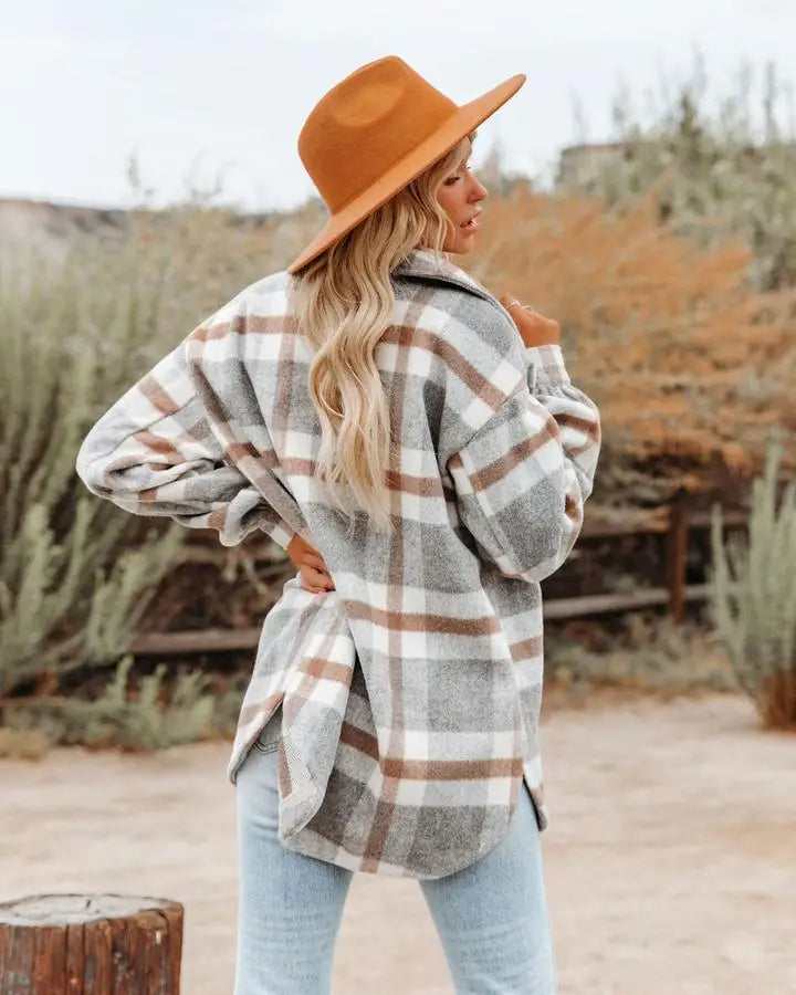 LeRoxy | Knus Oversized Geruit Overhemd voor Dames | Comfortabel & Stijlvol