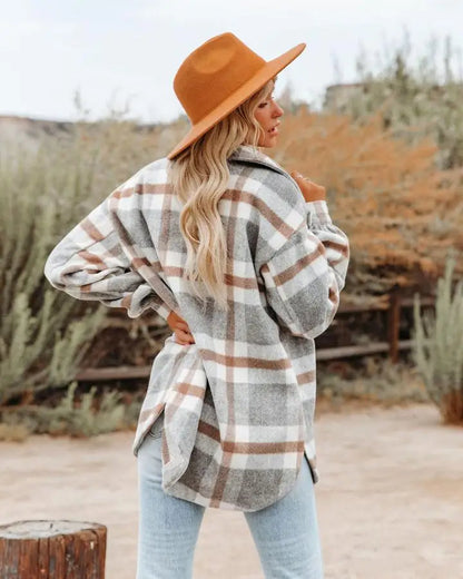 LeRoxy | Knus Oversized Geruit Overhemd voor Dames | Comfortabel & Stijlvol