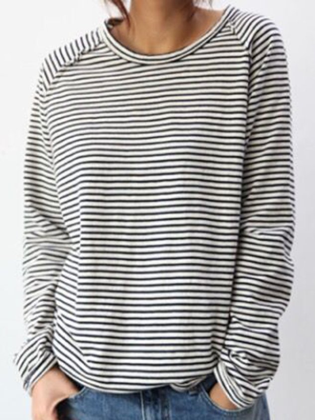 LeRoxy | Dames Longsleeve | Gestreept | Casual Shirt met Lange Mouwen