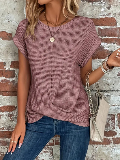 LeRoxy | Casual T-shirt met Korte Mouwen voor Lente en Zomer – Comfort en Stijl