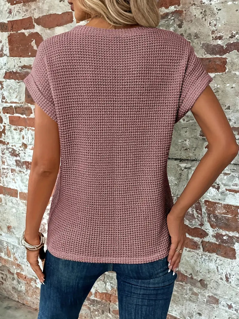 LeRoxy | Casual T-shirt met Korte Mouwen voor Lente en Zomer – Comfort en Stijl