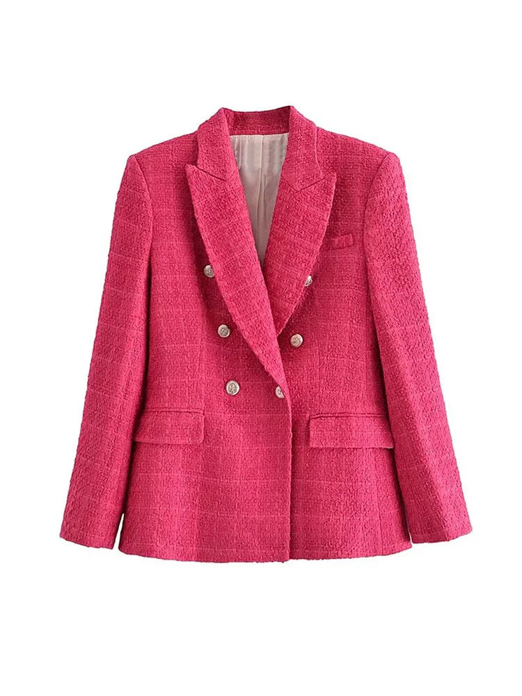 LeRoxy |Elegante LeRoxy Double-breasted Blazer voor Dames | Stijlvolle Blazer voor Elke Gelegenheid